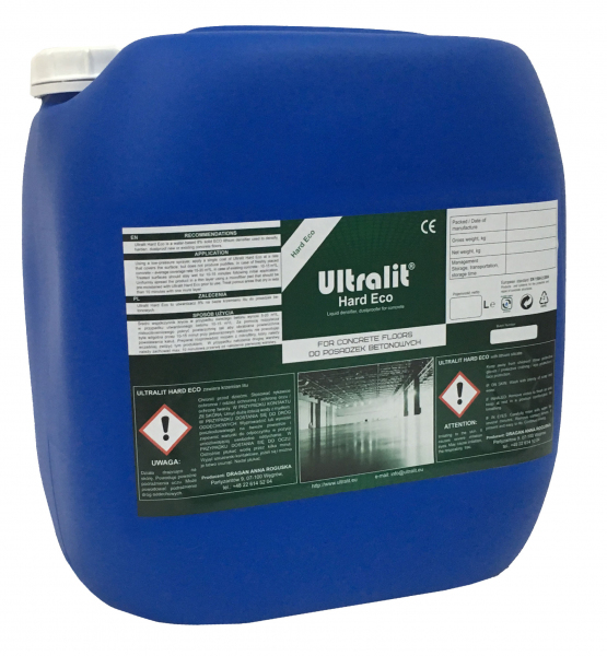 Ultralit Hard ECO liquid concrete densifier, 8 concentration w