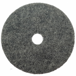 Porko polishing pad mounted with Velcro fastener with 608mm diameter.