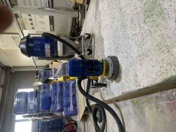 VonArx FG250S single-phase mono disc surface grinder + vacuum cleaner Von Arx S201-EU