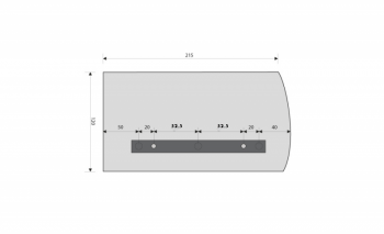 Power Trowel blades 600mm 1 pc