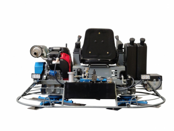 Zacieraczka Beton Trowel hydraulicznie sterowana, 2 × 900 mm