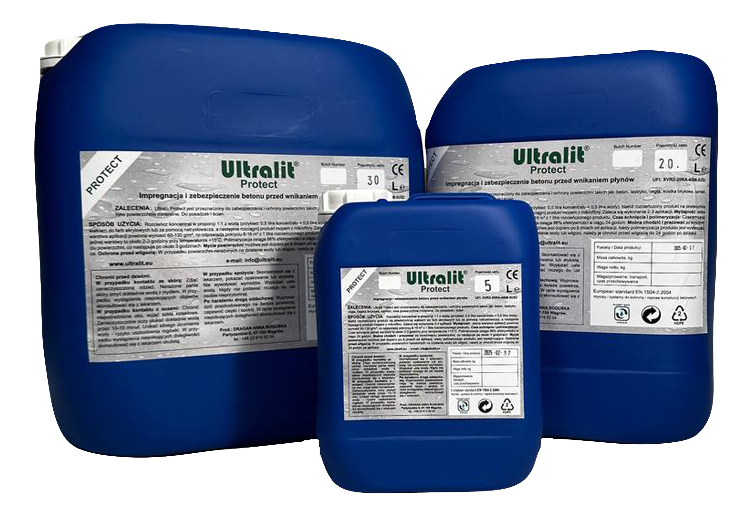 Ultralit Protect, impregnat do betonu koncentrat z wodą 1:1