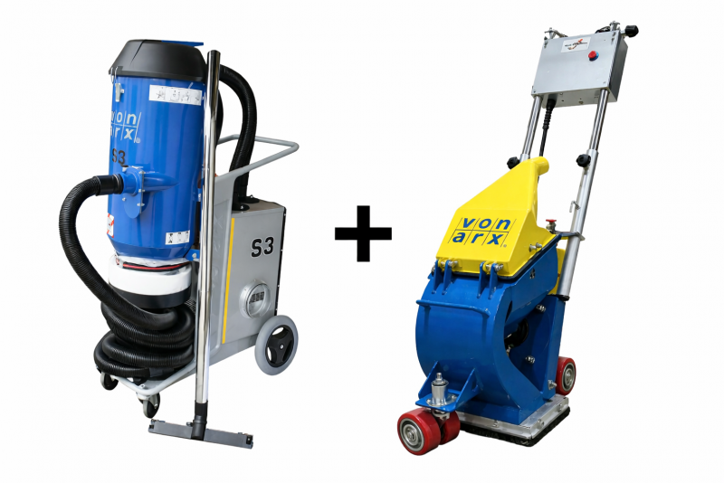 Von Arx S210E śrutownica elektryczna + odkurzacz VON ARX S301-EU