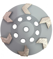 EX Алмазный диск 125 мм для шлифования XC Turbocup DGWK6 по бетону средней твердости
