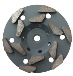 Алмазный диск EX 125 мм для шлифования XC Turbocup DGW17 по бетону средней твердости