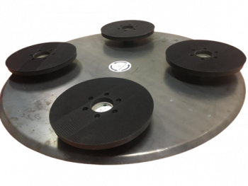 Комплект дисков к затирочной машине 2х920 / 940 / 970мм с 4-мя вращающимися головками на липучке